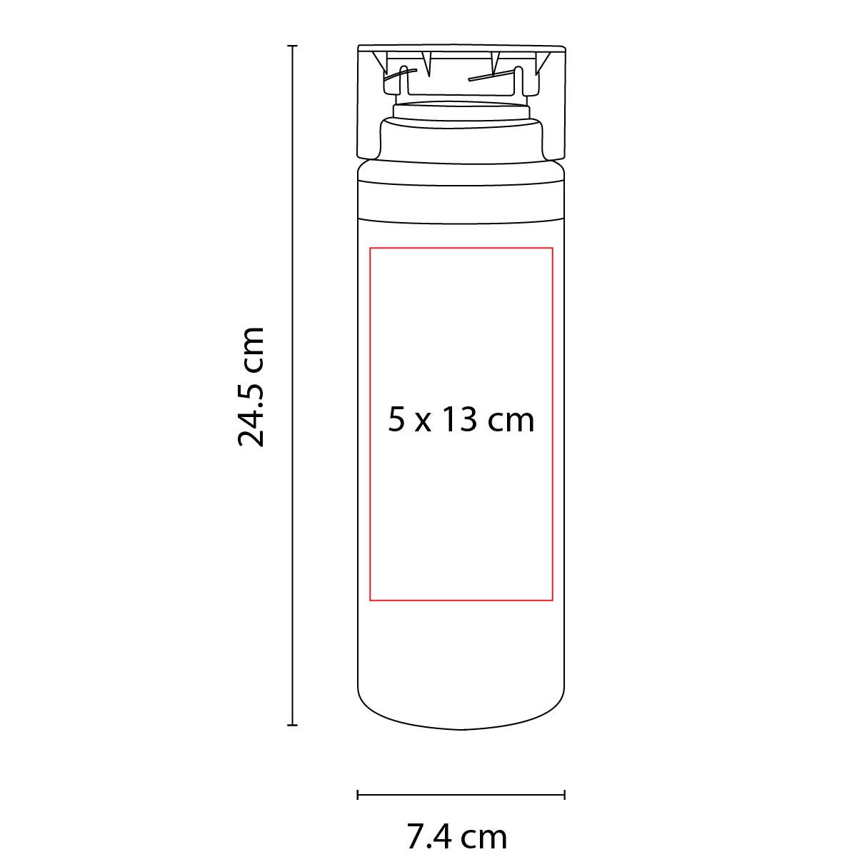 Cilindro Lake Azul 850 ml - Vista 4